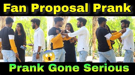 Fan Proposal Prank On Girl Friend Ms Nick Lodean Telugu Pranks Latest Telugu Pranks 2022