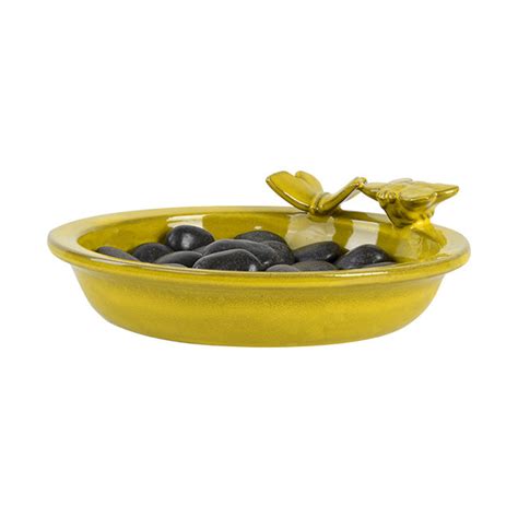 Esschert Design Ceramic Butterfly Waterer Birdyard Direct