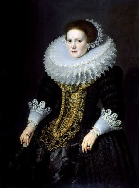 1625 Woman by Michel Jansz van Miereveldt | Portret, Barokke mode, 17e eeuwse mode