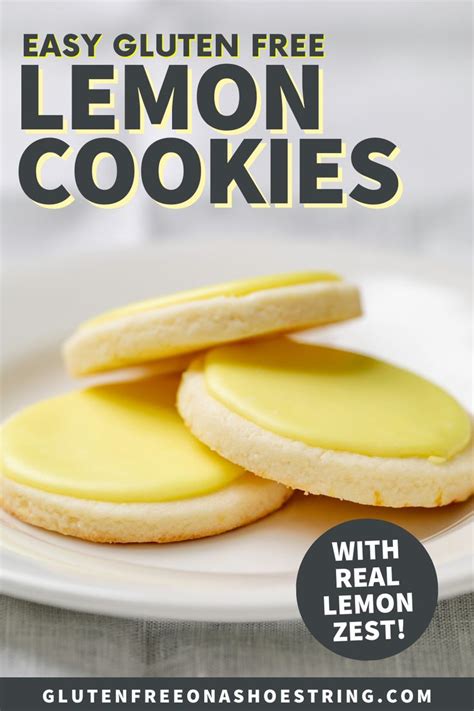 Easy Gluten Free Lemon Cookies Recipe They Melt In Your Mouth