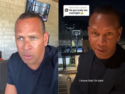 Alex A Rod Rodriguez Reacts To Super Tan Calm Down