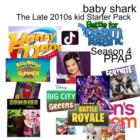 The late 2010s kid starter pack : r/starterpacks