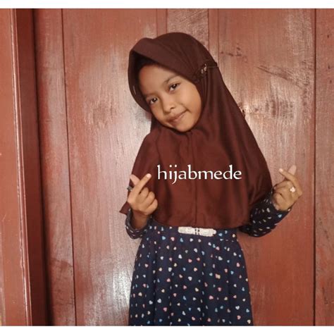 Jual Jilbab Anak Sekolah Katun Paud Tk Sd Shopee Indonesia
