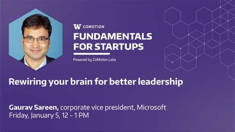 Fundamentals For Startups Rewiring Your Brain For Better Leadership