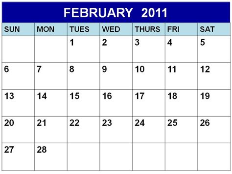 2011 Calendar Printable Uk