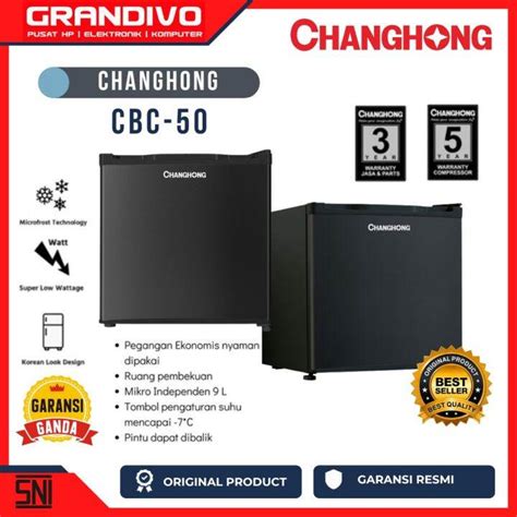 Kulkas Changhong Portable Lemari Es Mini Bar Cbc Garansi Resmi