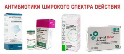 Антибиотики широкого спектра действия при простуде