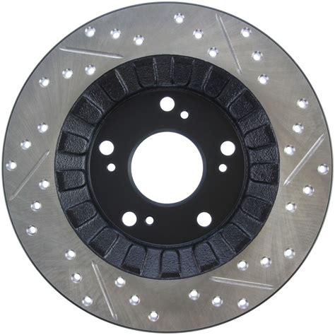 Stoptech R Sport Cross Drilled And Slotted Disc Brake Rotor