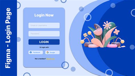 Login Page Design Attractive Design Figma