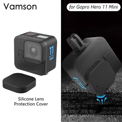 Vamson For GoPro Hero 11 Mini Accessories Lens Protector Hard Cover