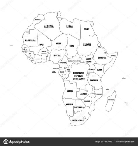 Mapa Del Continente Africano Con Nombres Para Imprimir Mapas Mapas Pdmrea 53874 Hot Sex Picture