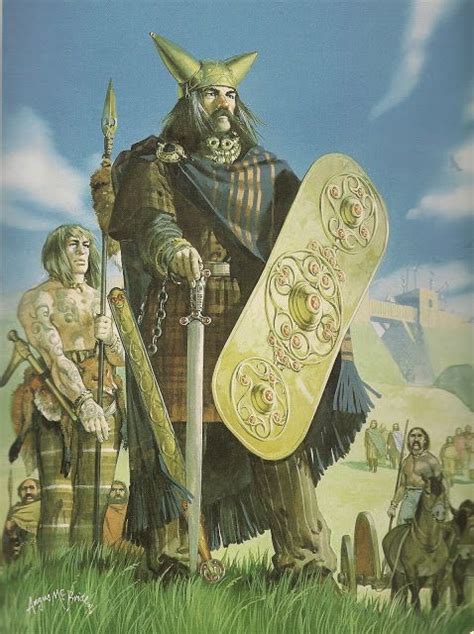 Angus Mcbride Celtic Warriors Celtic Gods Ancient Warriors