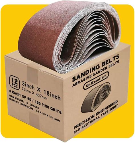 Bande Abrasive X Mm Bande De Ponceuse Ensemble De Bandes