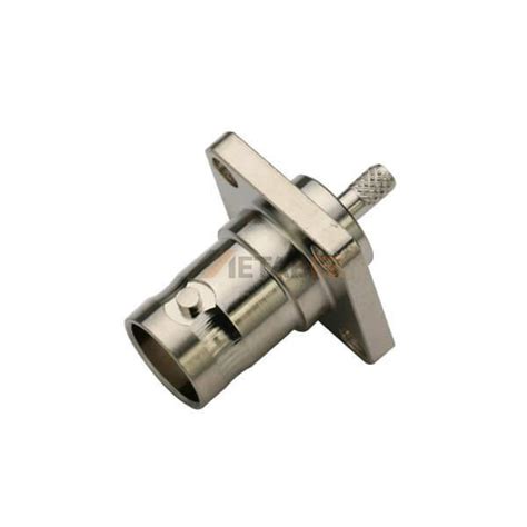 RG400 BNC Female Connector With 4 Hole Flange Panel Mount MetabeeAI