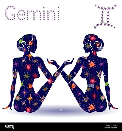 Gemini Symbol Cut Out Stock Images And Pictures Alamy