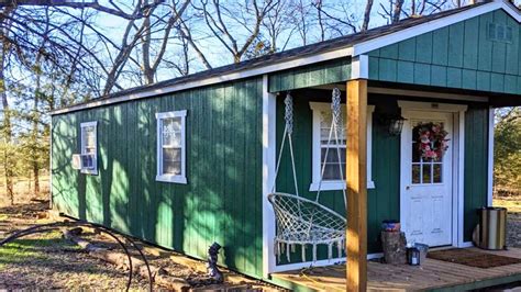 Under K Mostly Finished Shed Tiny House For Sale In Tn Youtube