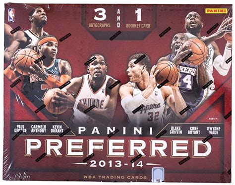 201314 Panini Preferred Basketball Hobby Box