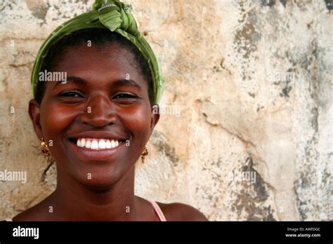 Portrait Of A Cape Verdean Woman Cape Verde Stock Photo Alamy