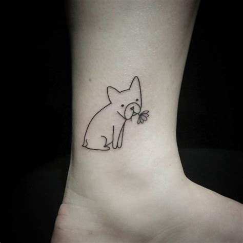 Dog Tattoo | Dog tattoos, Minimalist tattoo, Tattoos