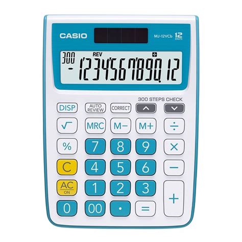 Calculatrice De Bureau Casio Mj Vc Bleu Cas Mj Vc Bu Tunisie