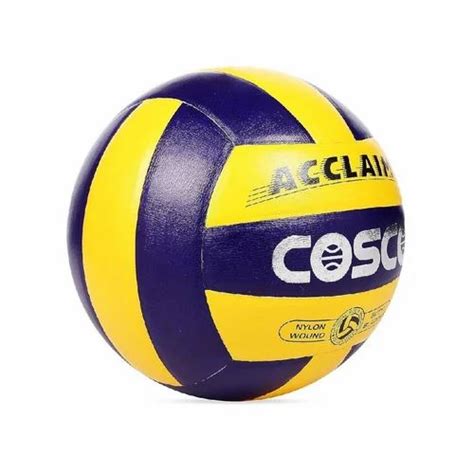 Hand Stitched Cosco Acclaim Pu Leather Volleyball Size At Rs