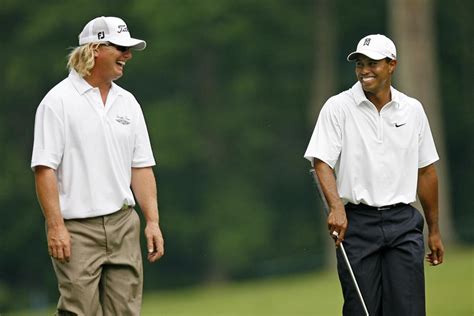 Tiger Woods was the first to greet Charley Hoffman at Riviera, and he ...