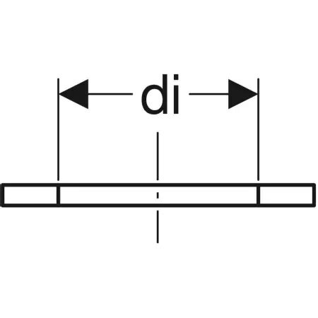 Geberit Flachdichtung Di Mm