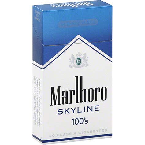 Marlboro Skyline Cigarettes Menthol 100s Flip Top Box Cigarettes