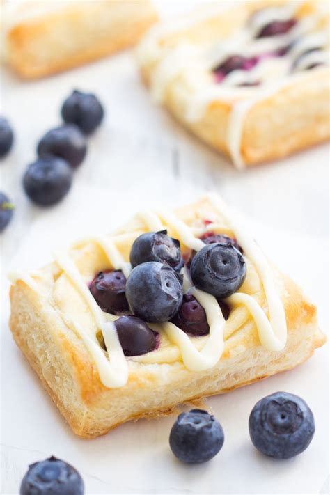 Blueberry Cream Cheese Danish Kristines Kitchen