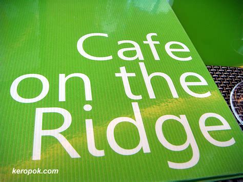 Cafe on the Ridge @ NUSS Kent Ridge Guild House – KeropokMan