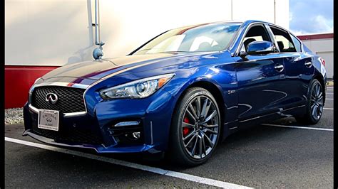 2017 INFINITI Q50 Red Sport 400 In Iridium Blue And New Design Package