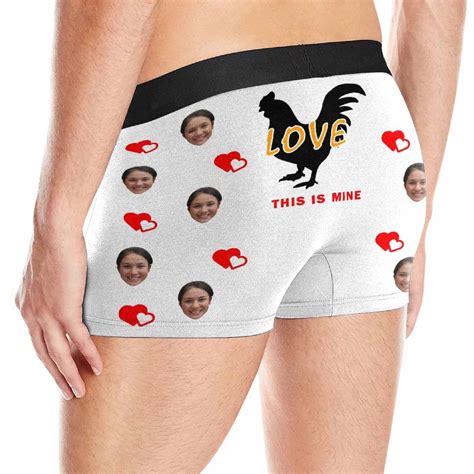 Custom Underwear For Men Personalized Face Boxers Briefs Photo Etsy