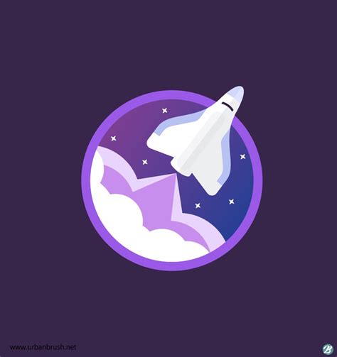 우주선 발사 아이콘 일러스트 Ai 무료다운로드 Free Spaceship Launch Icon 어반브러시