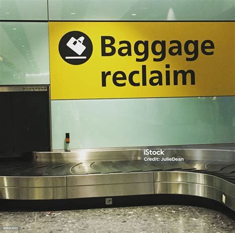 Baggage Reclaim Sign At Airport Stock Photo Download Image Now