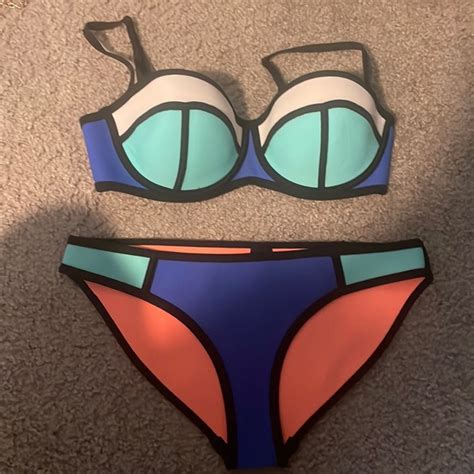 Triangl Swimwear Swim Authentic Triangl Poppy Sea Spritz Bikini