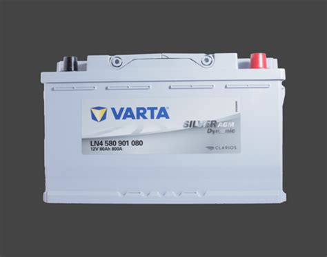 DIN80 LN4 AGM VARTA SILVER Bateriku