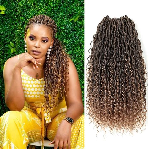 Buy New Goddess Locs Crochet Hair River Faux Locs Crochet Hair With