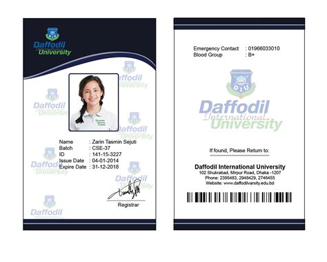 Student ID Card Design :: Behance