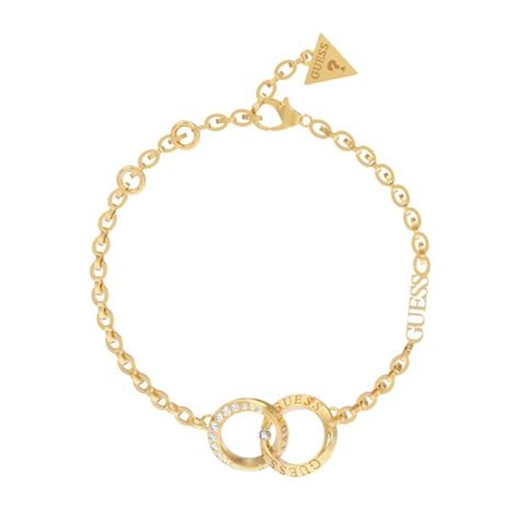 Guess Jewellery Forever Links Interlocking Rings Bracelet Ubb Ygl