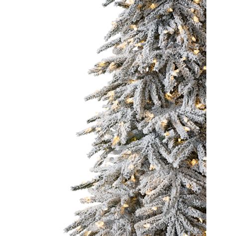 Tree Classics By Balsam Hill Flocked Narrow Profile Artificial Snow