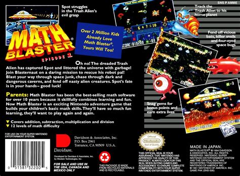 Math Blaster Episode One In Search Of Spot Math Blaster Episode