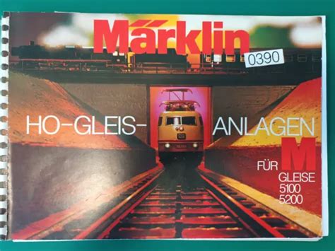 MÄRKLIN H0 GLEIS ANLAGEN GLEISPLÄNE 0390 für M Gleise 5100 5200 HO EUR