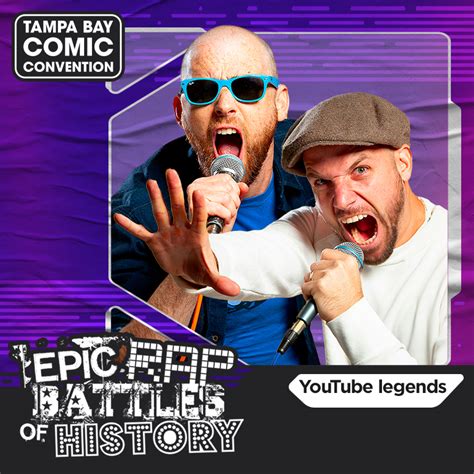 Epic Rap Battles Of History Tampa Bay Comic Convention