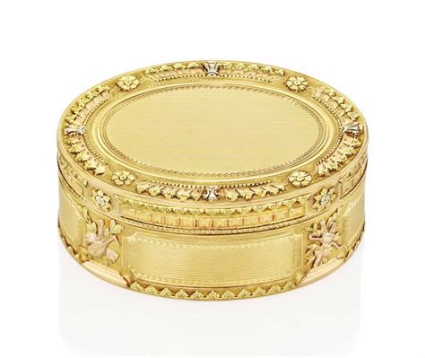 A Stunning Louis XV Vari Colour Gold Snuff Box By Nicolas Marguerit