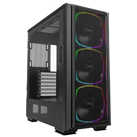 Gabinete Gamer Montech Sky Two Gx Mid Tower Vidro Temperado E Atx