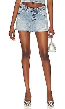 Ser O Ya Cassia Denim Skirt In Coastline Revolve