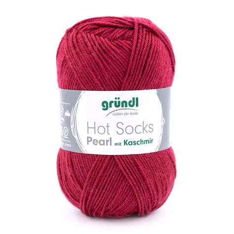 Gründl Hot Socks Pearl uni fach g Croggle Atelier