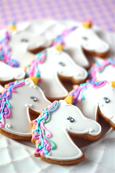 Unicorn Cookies Cookie Decorating Unicorn Cookies Desserts