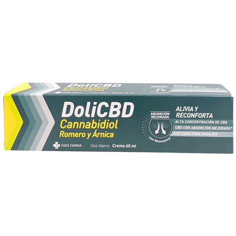 DOLICBD CANNABIDIOL ROMERO Y ARNICA CREMA 60 ML Pharmasalus