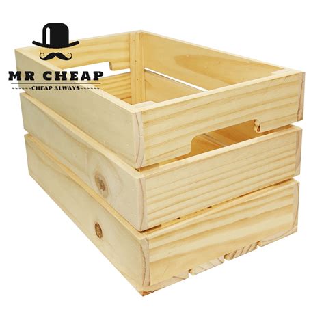 Size L Shop Product Decor Crate Pine Wood Ctare Wooden Crate Wooden